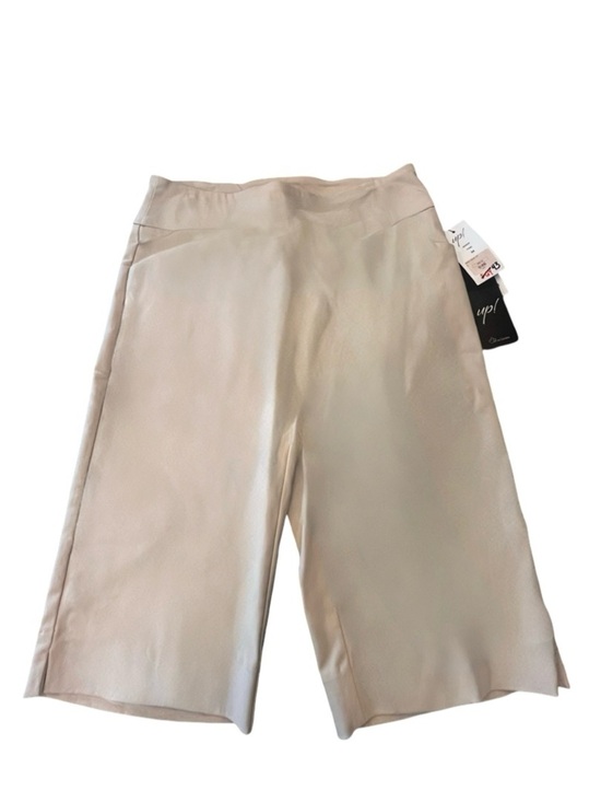 Up! Pants - New w Tags UP! Slimming Women's Cream Bermuda Shorts Size 4. NWT